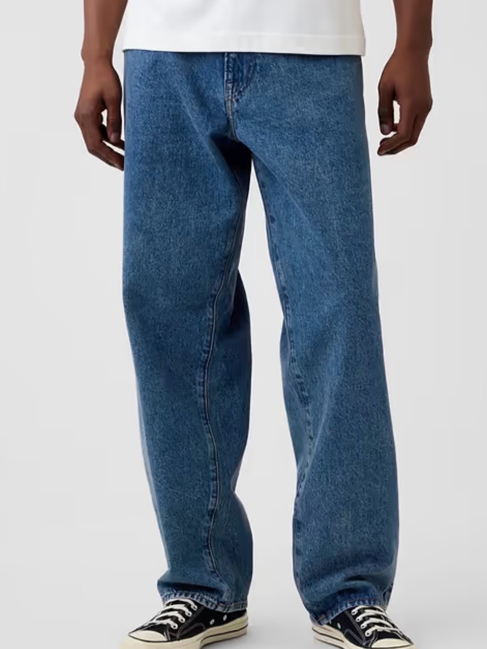 GAP Men's Relaxed Baggy fit Jeans in Dark Blue Denim